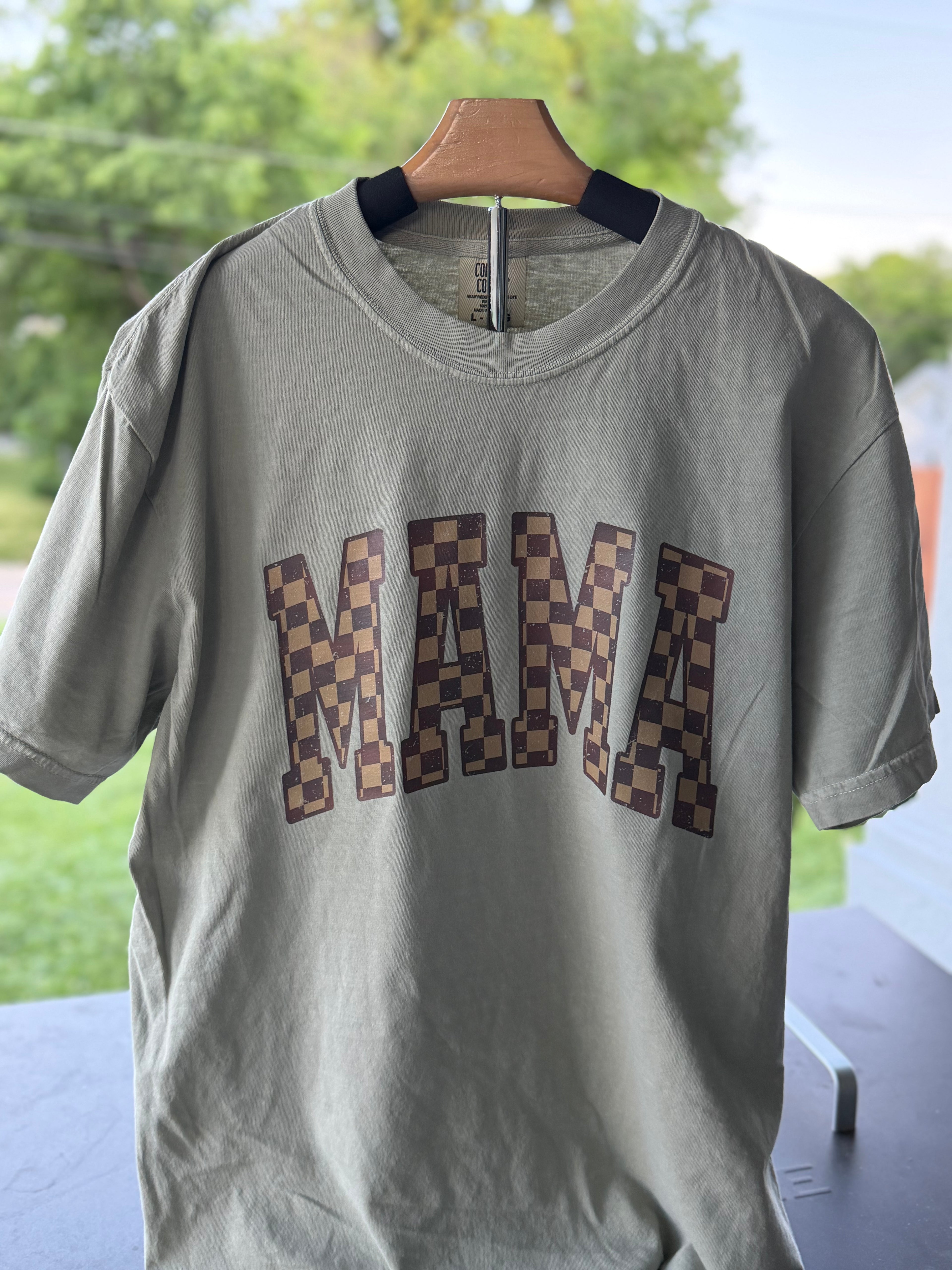 Checkered Mama Unisex Comfort Colors