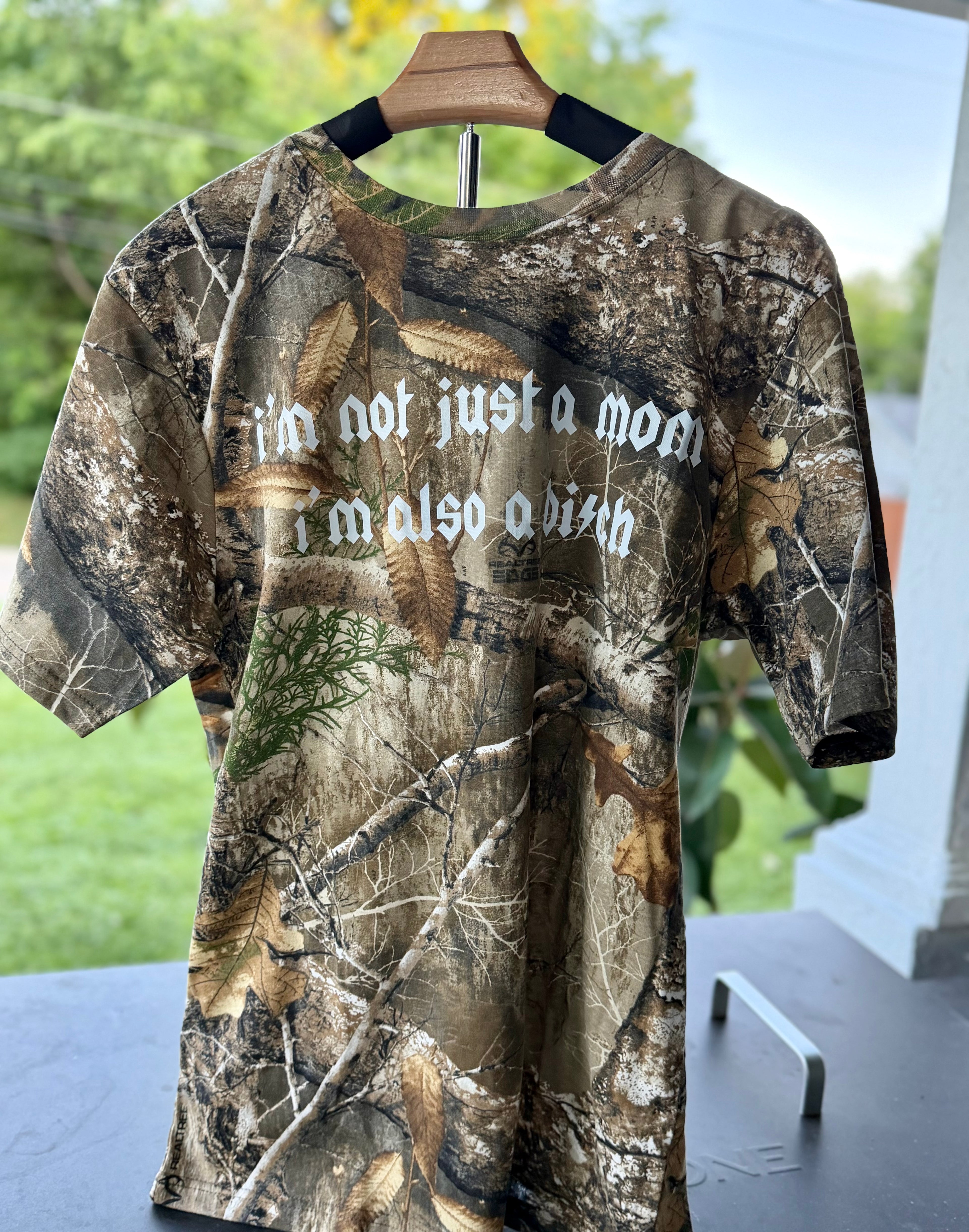 Not Just a Mom Realtree Unisex Tee